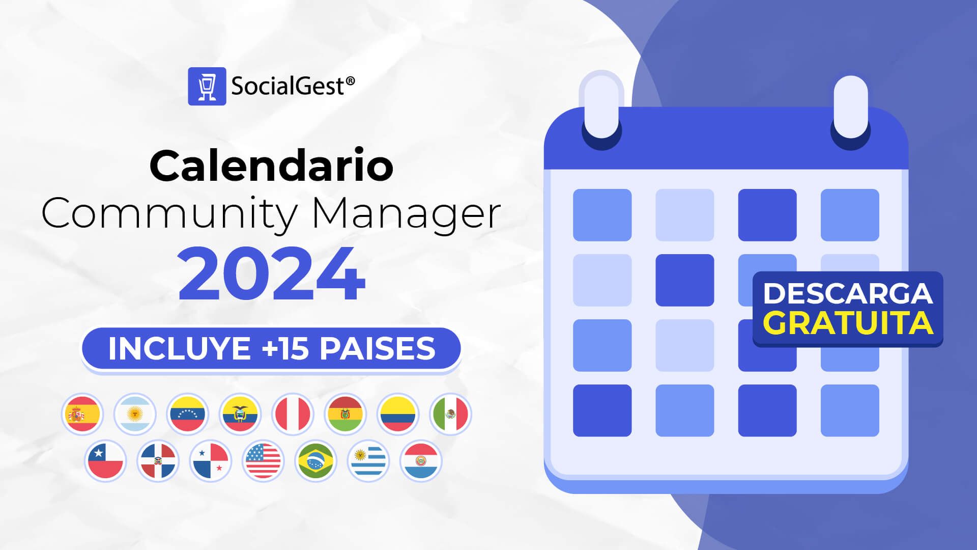 Calendario Community Manager 2024
