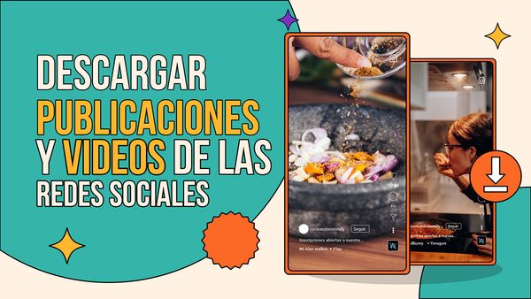 Descargar publicaciones y videos de las redes sociales